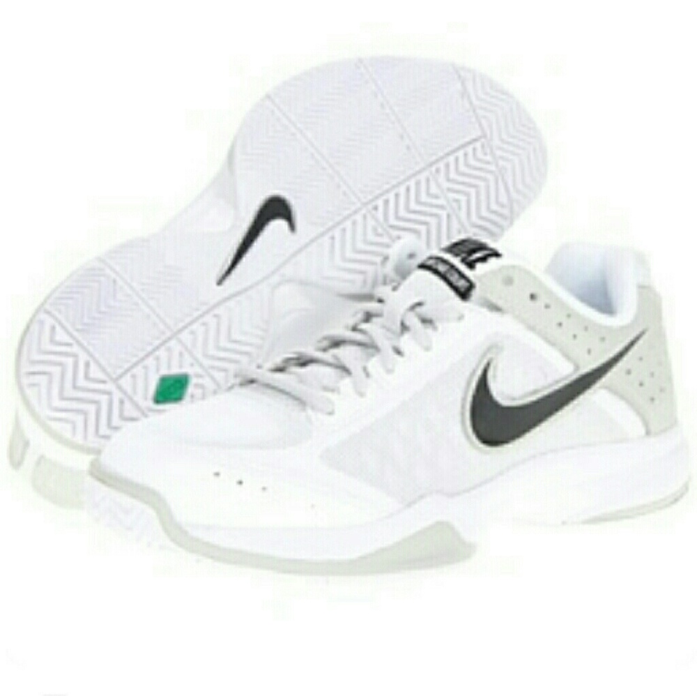 Men`s Air Cage Court Shoes White and Grey